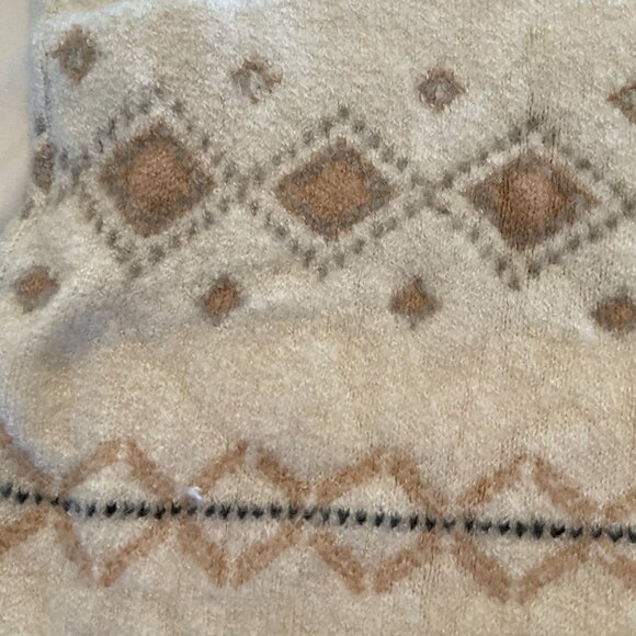 Talbots Women's Cozy Fair Isle Mockneck Sweater Size Small - Picture 11 of 12